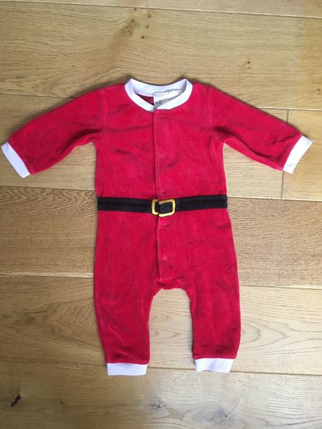 Vianočné pyžamko ( overal), h&m,74