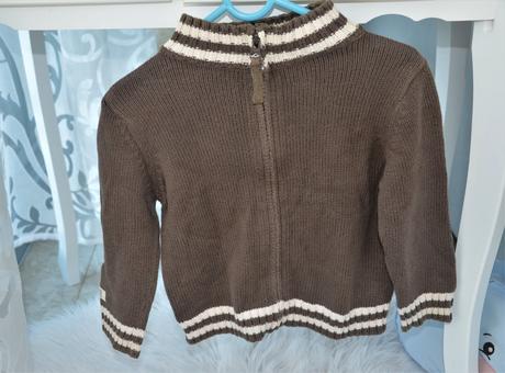 Hnedý sveter-98/104, 98