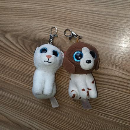 Plyšové kľúčenky ty beanie boos (psík a mačička),