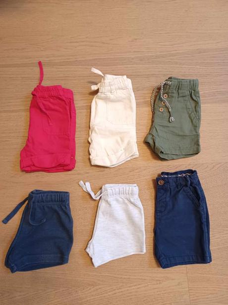 6x kraťasy zara, reserved, ff... v.80 (9-12m), zara,80