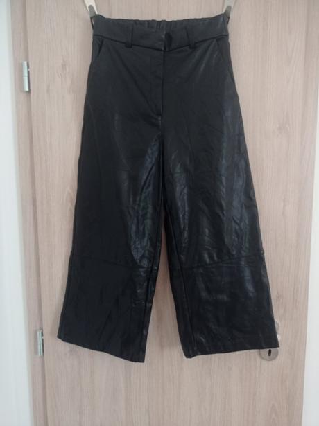 Koženkové nohavice h&m, h&m,m