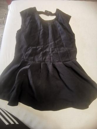 Elegantné tričko s holým chrbtom, xs