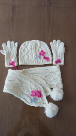 Čiapka rukavice šál, cherokee,116