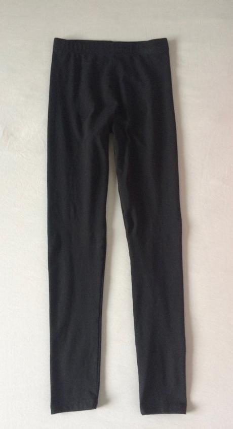 H&m divided čierne legíny vel.xs/s, h&m,s