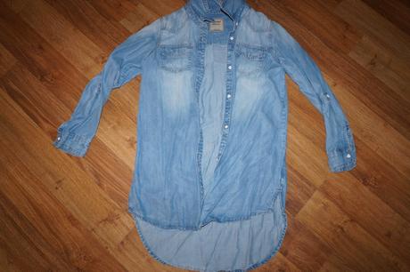 Predlžena riflova kosela, alebo šaty, next,140