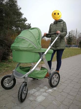 Kočík v kombinácii vanička a športová časť, 