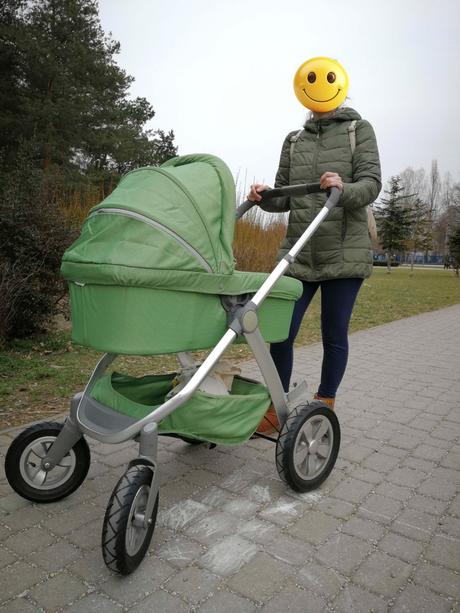 Kočík v kombinácii vanička a športová časť, 