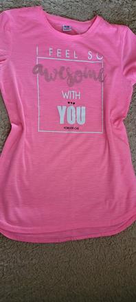 Tričko ružové, 164
