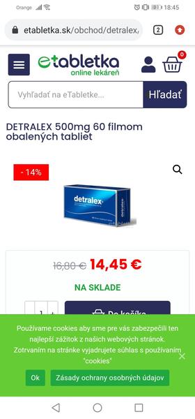 Flevaben alebo Detralex pri trhlinke v koneční