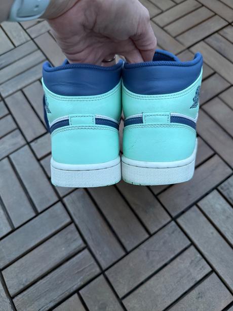 Nike air jordan 1 mid blue mint veľ. 41, air jordan,41
