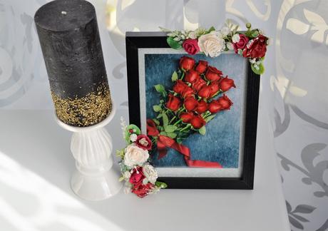 Fotorámik s ružami,