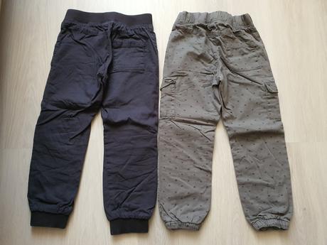 Nohavice zsteplené, h&m,116