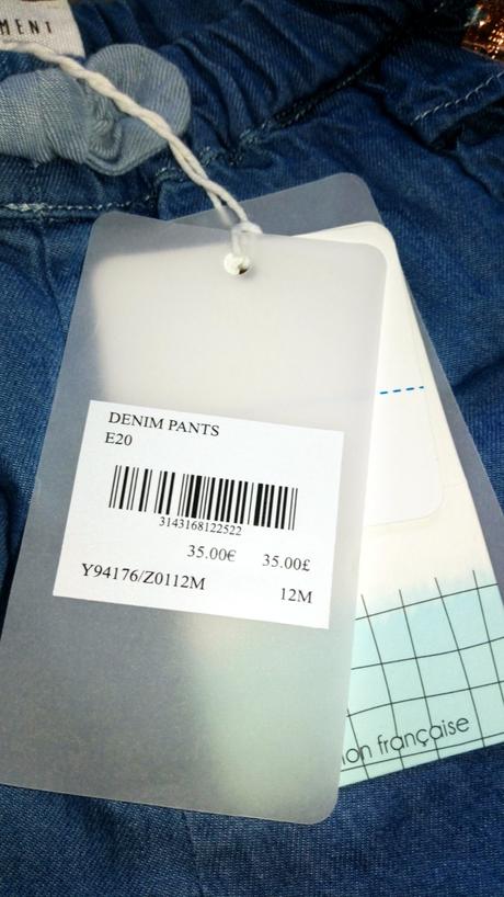 Dievčenské ľahké nohavice nové., 74