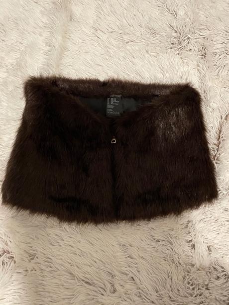 Golier z umelej kožušiny, h&m
