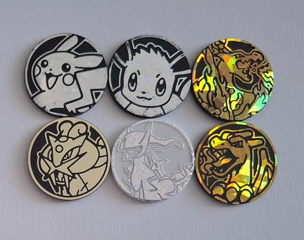 Pokémon mince (malé) 6ks,