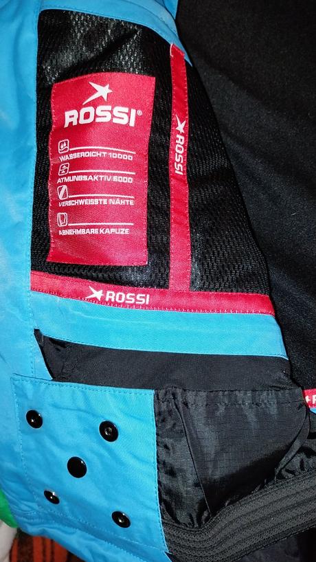 Chlapšenská lyžiarská vetrovka zn rossi. vodný slp, 164