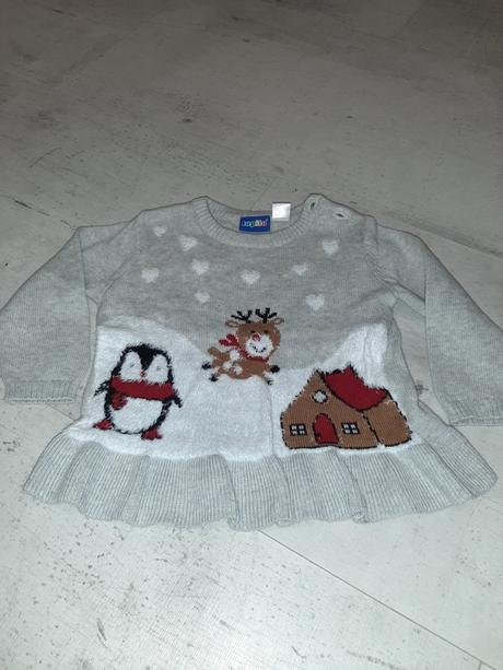 Svetrik s volanom 62/68, lupilu,62