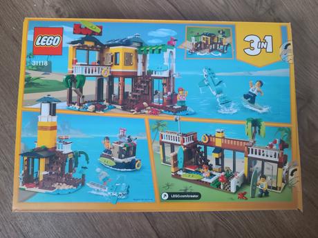 Lego creator 31118 surfer beach house 3v1, 