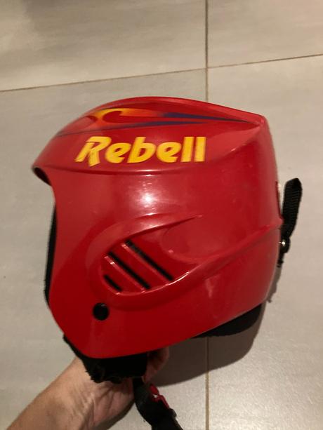 Detská lyžiarska prilba rebell, s