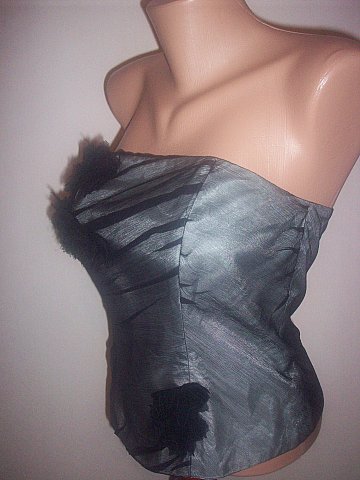 Šifónový hodvábny korzet., 40