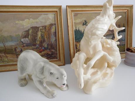 Štvanice / hon na jelena / 50. léta l. lhota,