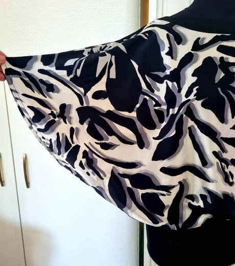 Saténová elegantná tunika l/xl, l