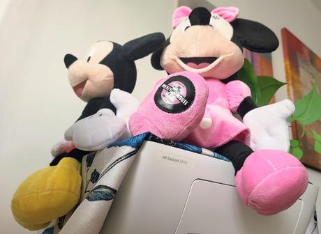 Veľká minnie 50cm a mickey 40cm,