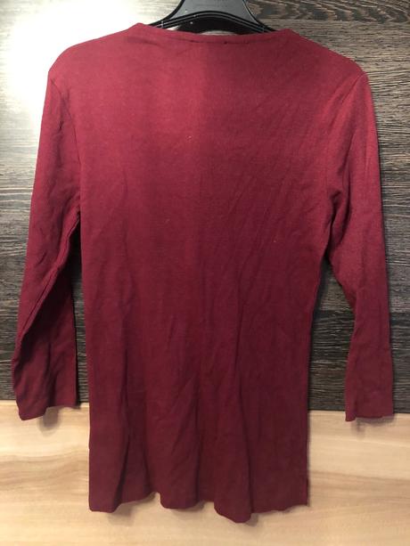 Cervene tricko so snurovanim l, l