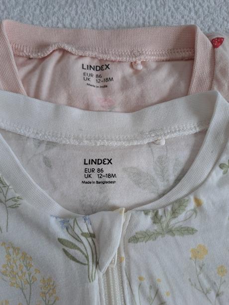 Balik lindex 2x letne kratke pyzamo / overal 86, lindex,86