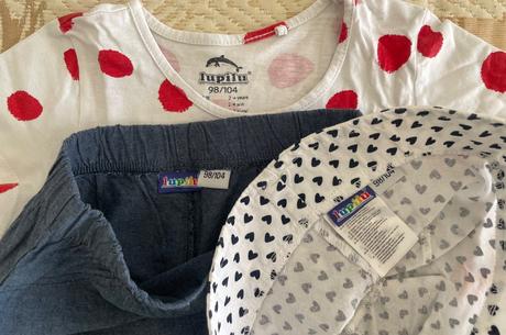 Letný komplet lupilu 98/104, lupilu,98