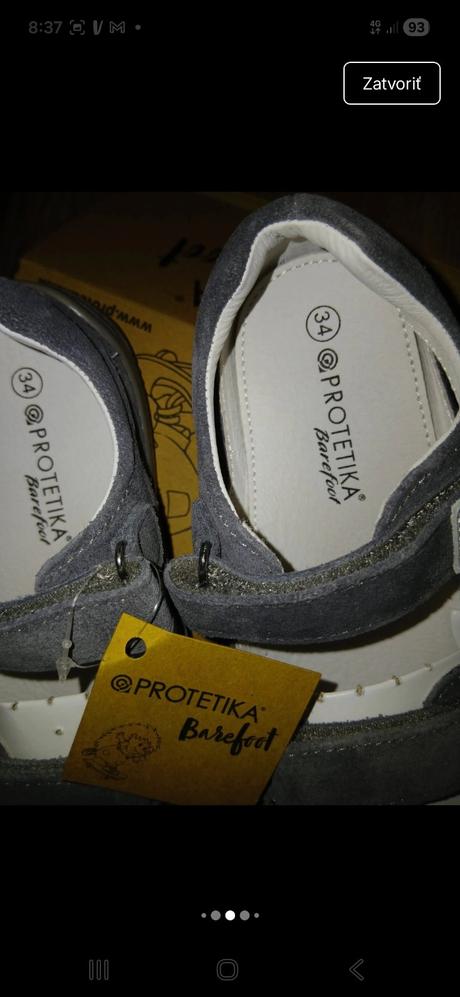 Nové sandále protetika barefoot, protetika,34