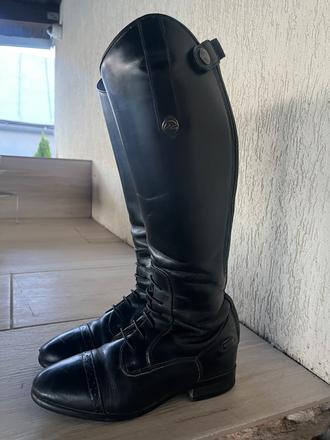 Jazdecké kožené čižmy hkm valencia 37, 37