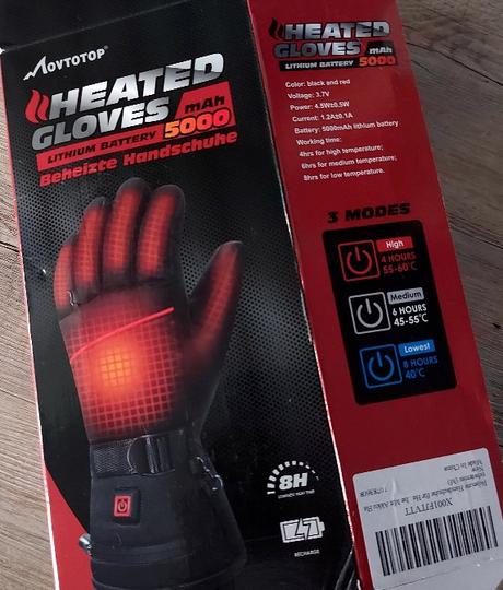 Vyhrievané rukavice,