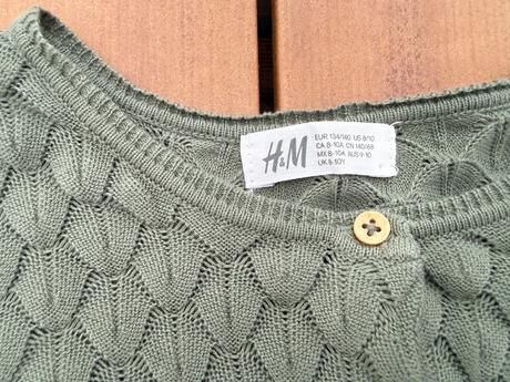 Štruktúrovaný sveter 134/140, h&m,140