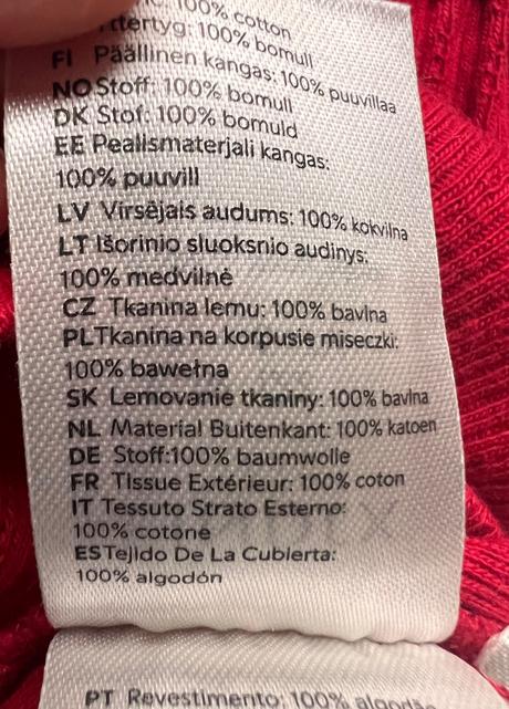 Vianočné tričko s volánikmi okolo krku, lindex,122