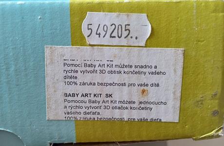 Babyart kreativna sada na sadrove odliatky babatka,