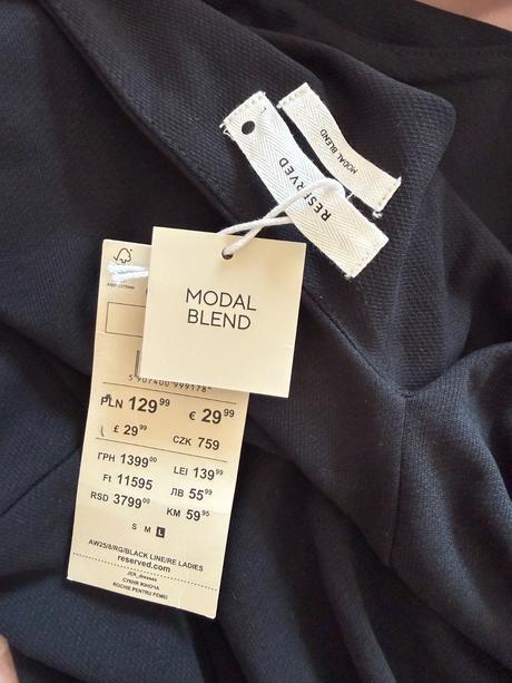 Cierne midi saty modal, reserved,38 / 40 / 42 / l / m