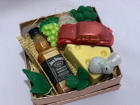 Mydlove krabicky pre pánov,