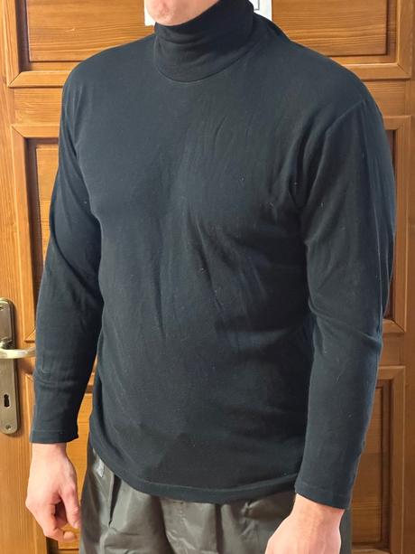 Pánsky čierny rolák, xl