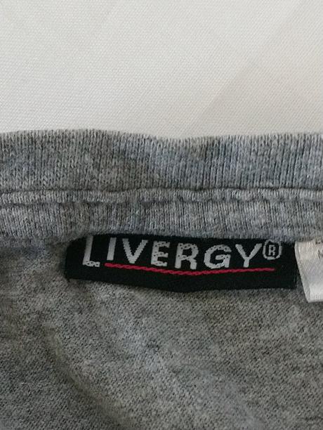 Pánske sivé tričko, livergy, m
