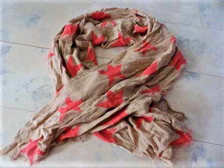 Velký bavlnený indický šál/šatka okolo krku, xxxl