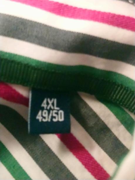 Pánska farebná pásikavá košela, casual, 4xl, 49/50, 50