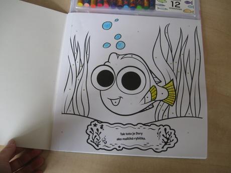 Knižka/maľovánka - maľovanie podľa farieb,
