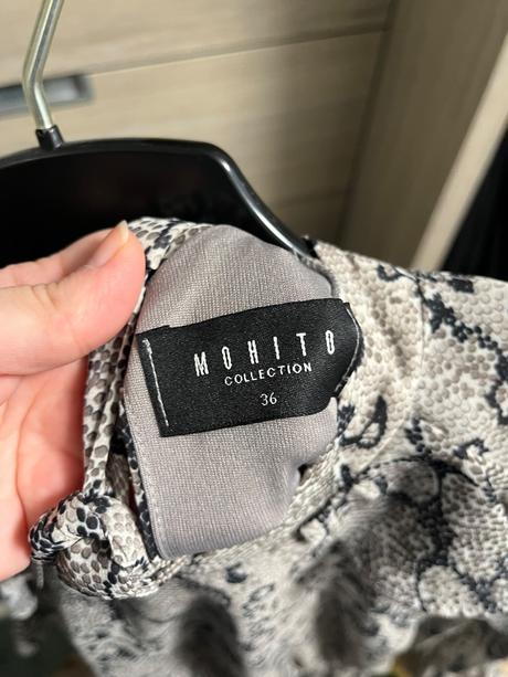 Šaty s hadím vzorom, mohito,s