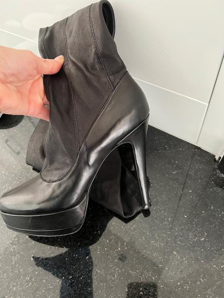 Spaziomoda bologna vysoké kožené čižmy nad kolena, 38