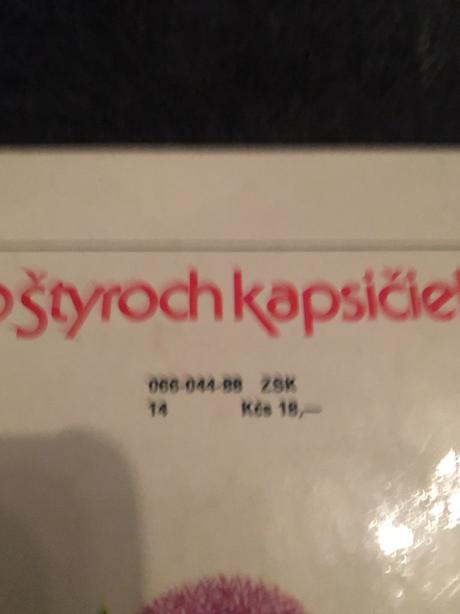 Kniha zo styroch kapsiciek, 