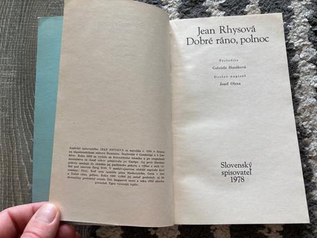Dobré ráno, polnoc rhysová jean- prvé vyd.1978, 