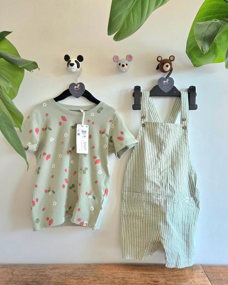 Lindex 104 set trakáče a tričko jahody, lindex,104
