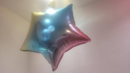 Fóliový balón hviezdička,