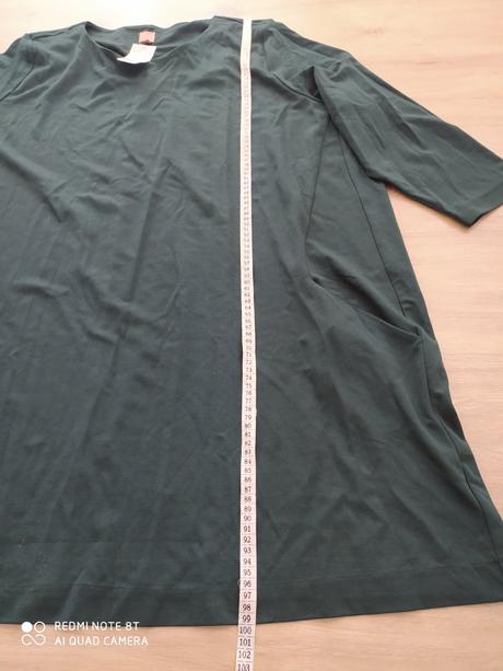Smaragdovo-zelené šaty, h&m,4xl